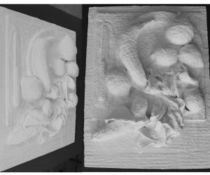 <b>Imprint of Memory No.2</b>
<br>
45cm x 35cm Mod Roc & Plaster Cast Relief
<br>
£180