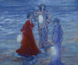 <b>The Three Graces</b>
<br>
31 x 34 cm
<br>
Oil on board
<br>
Sold