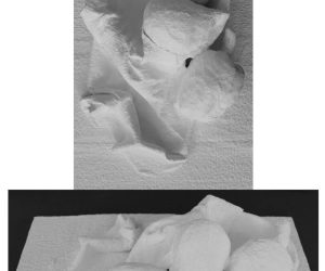 <b>Imprint of Memory No.1</b>
<br>
42cm x 30cm Mod Roc & Plaster Cast Relief
<br>
£180