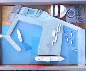 <b>Scrabster Harbour</b>
<br>
mixed media, found objects and resin
<br>
32cm x 23cm
<br>
P.O.A.