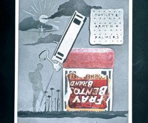<b>Bully Beef</b>
<br>
cut stencils & spray paints
<br>
21cm x 29cm
<br>
£275