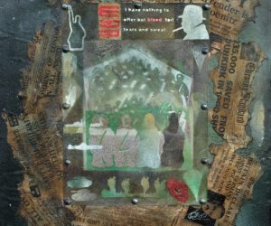 <b>Victory out of the Ashes</b>
<br>
44x60cm
<br>
mixed media on paper
<br>
£350 Victory out of the Ashes artwork