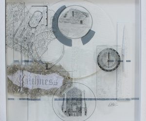 <b>Broch Circles</b>
<br>
40x50cm
<br>
mixed media relief on board
<br>
SOLD Broch Circles artwork